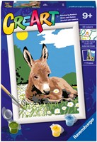 Ravensburger Malen nach Zahlen - CreArt kleiner Esel Malset für Kinder