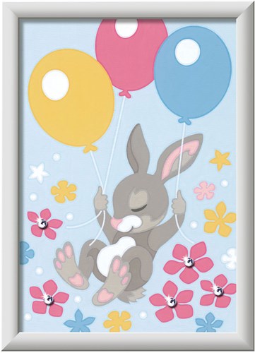 Ravensburger Malen nach Zahlen - CreArt fliegendes Kaninchen für Kinder-2
