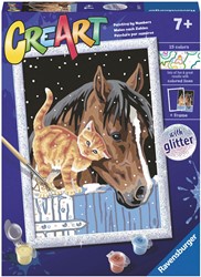 Ravensburger Malen nach Zahlen - CreArt Stallfreunde Tier-Set