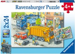 Ravensburger Müllabfuhr und Abschleppwagen