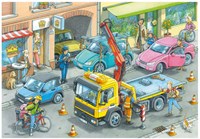 Ravensburger Puzzle Müllabfuhr und Abschleppwagen - 2x24 Teile Karton-3