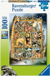 Ravensburger Puzzle XXL Tiere - Kinderpuzzle 100 Teile Tiermotiv