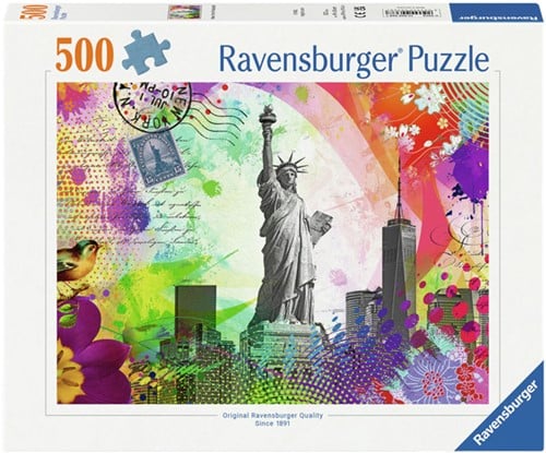 Ravensburger Puzzle New York Jigsaw - 500 Teile - Postkarte