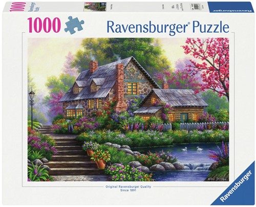 Legpuzzel Romantische Cottage, 1000st.