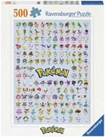 Ravensburger Puzzle Pokémon - Cartoon - 500 Teile - Legespiel