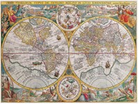 Ravensburger Puzzle Weltkarte 1594 - 1500 Teile Puzzle