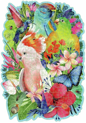 Houten Legpuzzel Beautiful Birds, 300st.-2