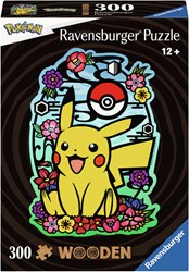 Ravensburger Holzpuzzle Pokemon Pikachu - Puzzle - 300 Teile