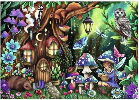 Ravensburger Fantasy Puzzle Im Feenland 1000 Teile Erwachsene-2