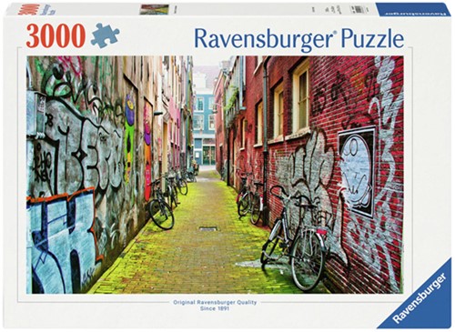 Legpuzzel Street in Amsterdam, 3000st.