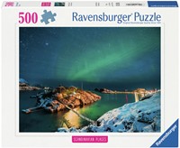 Legpuzzel Nordlichter Ub.Bergsfjord, 500st.