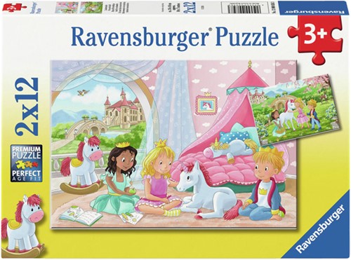 Legpuzzel Prince & Princess, 2x12 st.