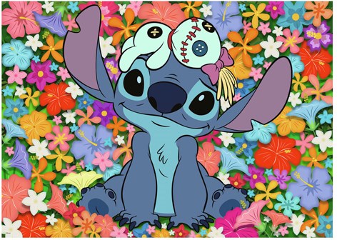 Ravensburger Puzzle Disney Stitch Cartoon 1000 Teile Jigsaw-2