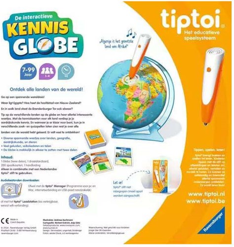 Ravensburger interaktiver Globus Lernspielzeug Geografie Weltkugel-3