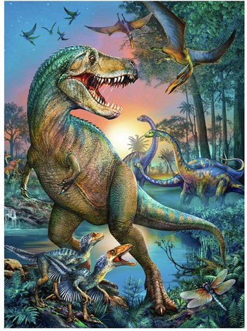 Ravensburger Dinosaurier Puzzle XXL 150 Teile - Urzeitriese Kinderpuzzle-2
