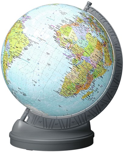 Ravensburger 3D Puzzle Globus mit Licht - Beleuchteter Lern-Globus 540 Teile-2