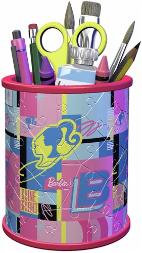 Ravensburger Barbie 3D Puzzle Stiftehalter - Organizer für Kinderzimmer-2