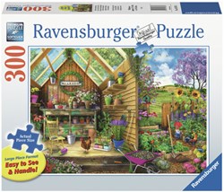 Ravensburger Puzzle Jigsaw 300 Teile extra groß Blick ins Gartenhaus
