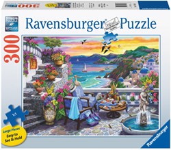 Ravensburger Puzzle Santorini Sonnenuntergang - 300 Teile Puzzle Erwachsene