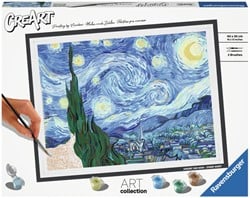 Ravensburger Malen nach Zahlen - The Starry Night Van Gogh Kunstset