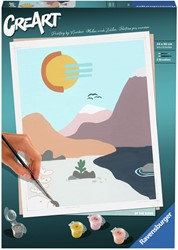 Ravensburger Malen nach Zahlen - CreArt Am Fluss Malset für Erwachsene