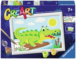 Ravensburger Malen nach Zahlen - CreArt Krokodil Malset für Kinder