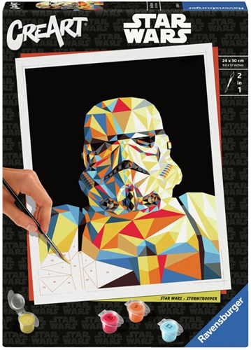 CreArt Schilderen op Nummer - Star Wars - Stormtrooper
