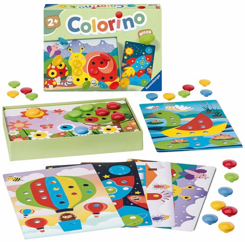 Ravensburger Holz-Kinderspiel Colorino - Lernspielzeug Farben lernen-2
