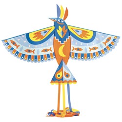 Djeco Drachen Maxi Bird bunter Riesenvogel Spielzeug