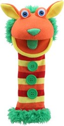 The Puppet Company Handpuppe Eco Sockettes Buttons - recyceltes Plüsch