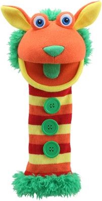 The Puppet Company Handpuppe Eco Sockettes Buttons - recyceltes Plüsch