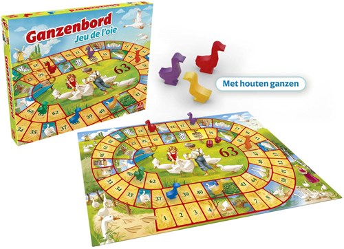 Goliath Gänsespiel klassisches Brettspiel für die ganze Familie NL FR-3