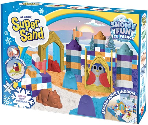 Goliath Super Sand Schneesand Spielset - Ice palace kreatives Spielzeug-2