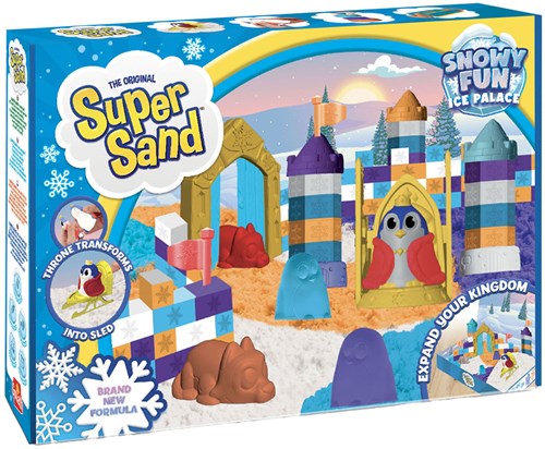 Goliath Super Sand Schneesand Spielset - Ice palace kreatives Spielzeug-3