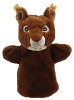 The Puppet Company Handpuppe Eichhörnchen - Plüsch Handspielpuppe für Kinder