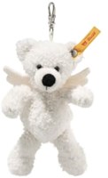 Steiff Plüsch Teddybär Schlüsselanhänger Lotte Schutzengel weiß 12 cm