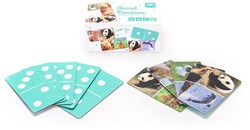 EurekaKids Domino Spiel Lernspiel Karton bunt für Kinder