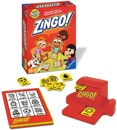 Ravensburger Kinderspiel Zingo Lernspiel für Kinder ab 4 Jahren-2