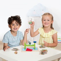 Beleduc Find Monty! Lernspiel für Kinder - Gedächtnis- und Sprachspiel ab 3 Jahren