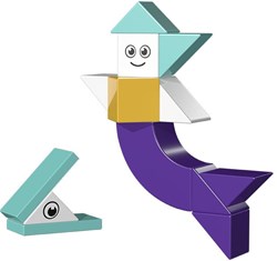 Ainstein magnetisches Spielzeug Little mermaid kreativer Bauspaß