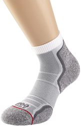 1000 Mile Laufsocken Damen - Run Anklet Sportsocken - weiß/grau