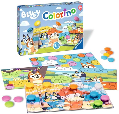 Bluey Kinderspiel Colorino - Lernspielzeug Farben lernen für Kinder-3