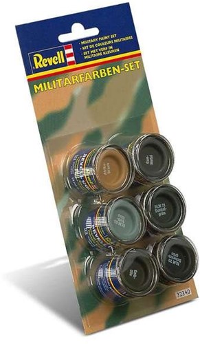 Revell Farbset Modellbau - Militärfarben Emaille 6x14ml-2
