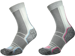 1000 Mile Wandersocken Damen - Trekking Socken recycelt - 2er Pack