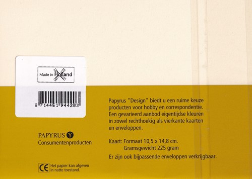 25 Karten elfenbeinfarben 105 x 148 mm 894420