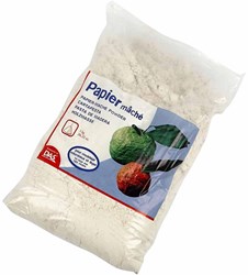 Das Papiermaché Bastelpulver weiß 1 kg - Papiermache Bastelmaterial