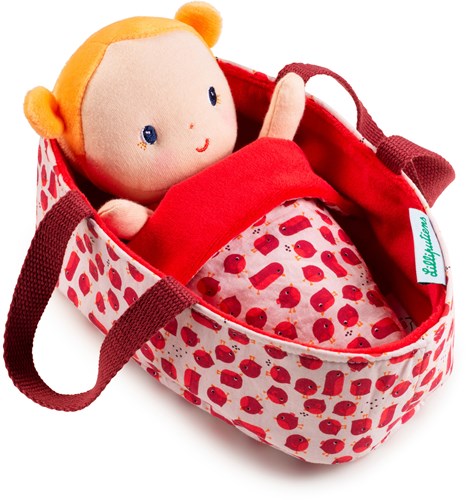 Lilliputiens Babypuppe Agathe mit Tragetasche - Stoffpuppe für Rollenspiele