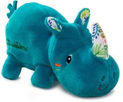 Lilliputiens Minifigur Nashorn Marius - Spielfigur blau Kunststoff