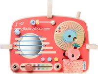 Lilliputiens Aktivitätstafel Holzradio - Lernspielzeug für Babybett