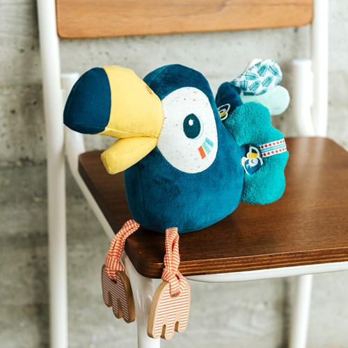 Lilliputiens Plüsch Aktivitätenspielzeug Tukan Pablo für Kleinkinder-3